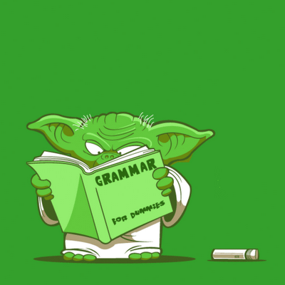 Grammar for Dummies - Yoda Style